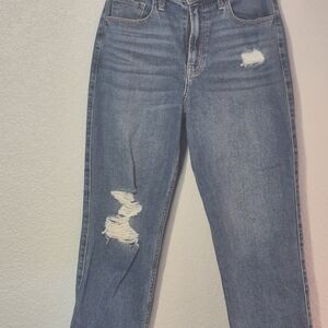 Hollister Y2K Light Blue Ripped Boyfriend Jeans